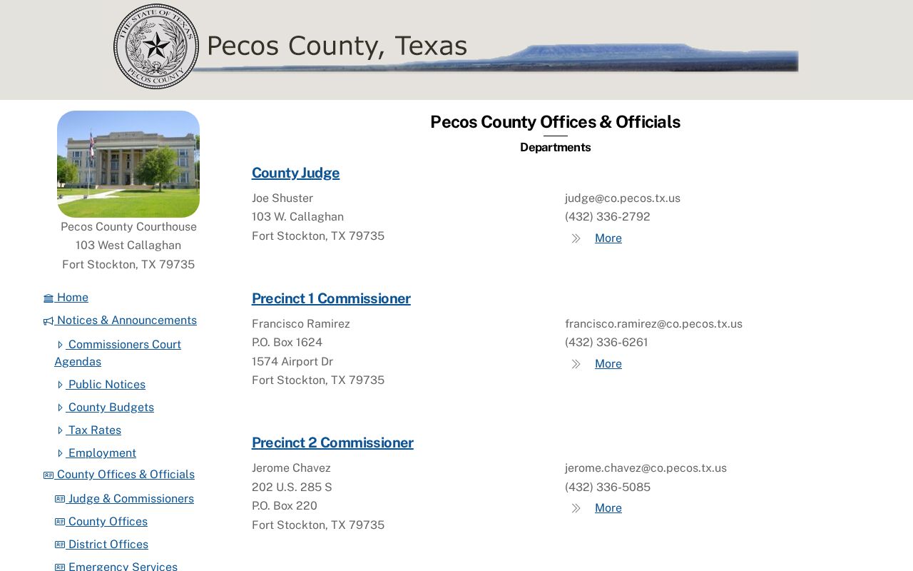 Pecos County public safety directory for an Iraan criminal record check
